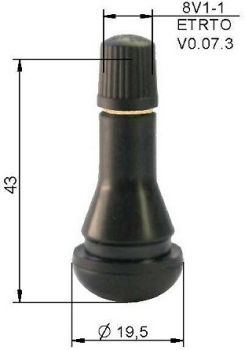 TL-VENTIILID V2-03-1 / TR413 KOOSTATUD. 100TK (TÜV)