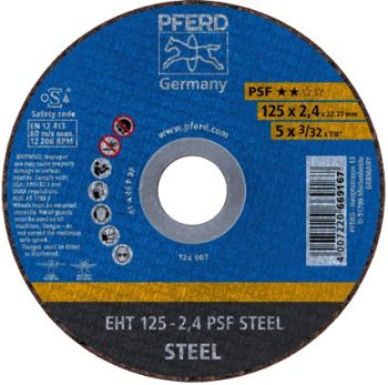 LÕIKEKETAS TERAS/INOX 125X2.4MM PFERD