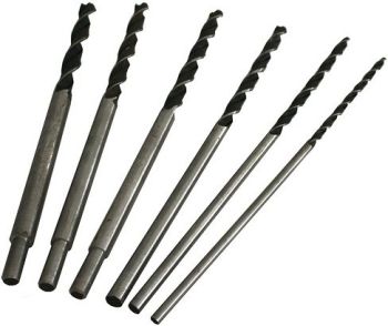 6-PIECE. WOOD WORKING DRILL SET. 6-8-10-12-13-14MM