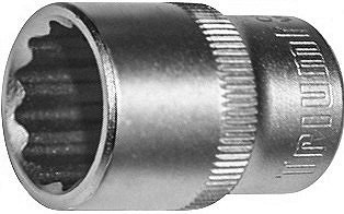 1/4" PADRUN LÜHIKE 4MM. 12-KANT TRIUMF