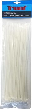 JUHTMEVITS "NYLON" 2.5X150MM VALGE 100TK TRIUMF