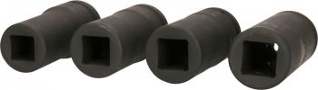4-OS. VELJE LÖÖKPADRUNITE KOMPLEKT 17-19-20-21MM. 3/4" ADAPTERI AVA KS TOOLS