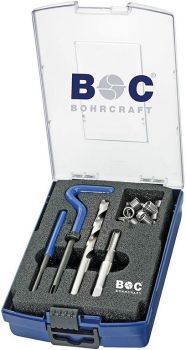 THREAD REPAIRING KIT IN ABS BOX PROFI-PLUS 24-PCS. FOR M6 X 1.00 THREAD // GR-M6 BOHRCRAFT