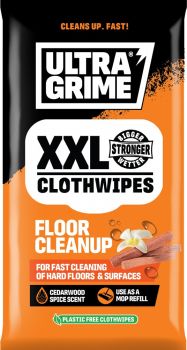 ULTRAGRIME XXL FLOOR CLEANUP PÕRANDAPUHASTUSLAPID 20TK/PAKK