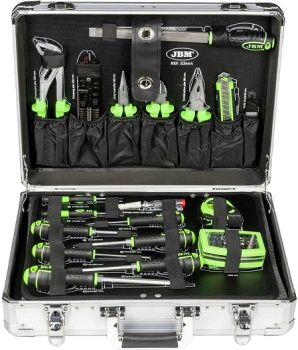 159-OS. 1/2"+1/4" TÖÖRIISTAKOMPL. 4-32MM. RATASTEGA MOODULKOHVER JBM*