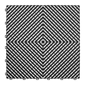 AVADEGA PÕRANDAKATE/PÕRANDAMOODUL "NONSLIP". PP. MUST 400X400X18MM JBM