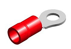 JUHTMEOTSIK AVAGA/SILMUSKLEMM PUNANE Ø4.3MM BLISTER 10TK M+
