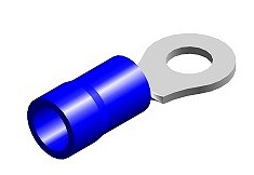 JUHTMEOTSIK AVAGA/SILMUSKLEMM SININE Ø6.4MM 100TK M+