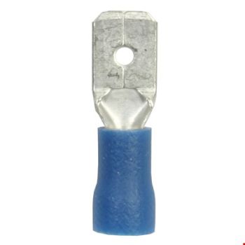 JUHTMEOTSIK LAPIK "ISA" 6.35X0.8MM SININE 50TK