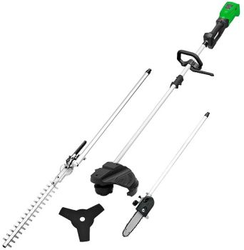 20V AKUTRIMMER/OKSASAAG/HEKIKÄÄRID 4-IN-1. HARJAVABA. +2.0AH AKU JBM