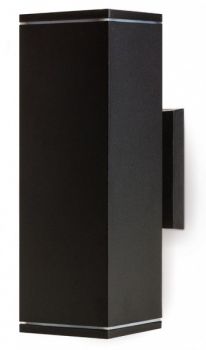 230V VÄLISVALGUSTI SEINALE QUAZAR 4 GRAFIIT GU10 MAX 2X50W 260X90XMM IP44 KOBI