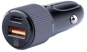 SIGARETISÜÜTAJA PESASSE KIIRLAADIJA USB/USB-C 3A/MAX36W. 12V/24V WAYME