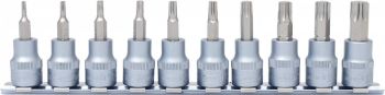 10-OS. 3/8" TORX PADRUNOTSIKUTE KOMPL. T10-T55 KS. SIINIL TOOLS
