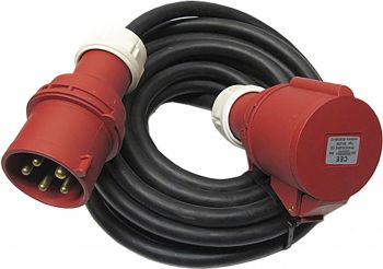 RULLIS PIKENDUSJUHE 400V/20M 5X2.5MM2 KUMMIKATTEGA