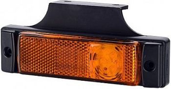 LD128 KÜLJETULI LED KOLLANE 12/24V JALAGA 0.5M JUHE (JALG ÄRAVÕETAV) 130X33X17MM