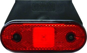 LD625 KÜLJETULI LED 120X40MM PUNANE JALAGA 12/24V 10M JUHE