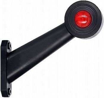LD357L SARVTULI LED KÕVER 45° 168MM VASAK 12/24V