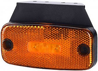 LD180 KÜLJETULI LED.12/24V. 110X52MM KOLLANE JALAGA 0.5M JUHE