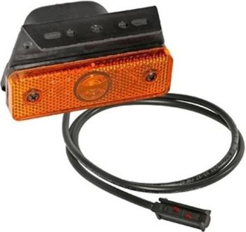 KÜLJETULI LED KOLLANE SCHMITZ SIDEPOINT ASPÖCK. 12/24V 0.5M KAABEL 95X55X74.3MM