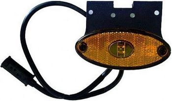 KÜLJETULI LED KOLLANE FLATPOINT II 12/24V 0.5M JUHE 102X46MM