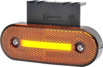 KÜLJETULI RIBA-LED SUUNATULE FUNKTSIOONIGA 115X41MM KOLLANE JALAGA 12/24V 0.5M JUHE