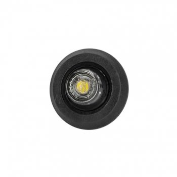 LD2631 "GRAPHITE" KÜLJETULI VALGE LED ÜMAR TUMEDA KLAASIGA 12/24V PINNAPEALNE Ø60MM TORULE. AUK Ø19MM