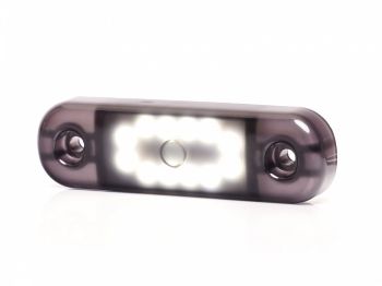 KÜLJETULI LED 12/24V VALGE TUMEDA KLAASIGA12-LED 84X25X11MM
