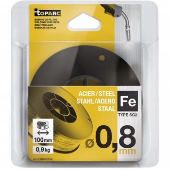 KEEVITUSTRAAT 0.8MM. 09KG D.100 - ER70S-6 / G3SI1 GYS