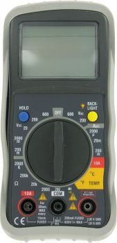 DIGITAALNE MULTIMEETER/DIGITESTER (AC/DC CAT III (600V) VALGUSTUSEGA M-PRO