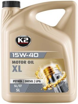 K2 15W40 MINERAL API SL/CF/CF-4 5L (MINERAAL)