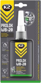 K2 PROLOK WB-20 RETAINING COMPOUNDS HIGH TEMP ROHELINE LAAGRILIIM 50ML