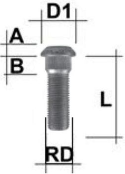 TIKKPOLT TP14X1.50/48/16.5 (P48/42/33. D16.5) M1415RE42HO8