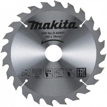 SAEKETAS 190X30X2.2MM 24T 15° MAKITA