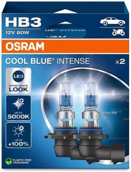 12V HB3 PIRN 60W 9005 +100% 5000K COOL BLUE INTENSE 2TK OSRAM