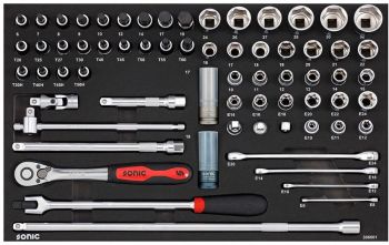 66-OS. 1/2" PADRUNITE. OTSIKUTE KOMPL. (SAE) SFS 1/1 MOODUL SONIC