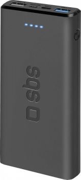 AKUPANK 10000MAH 2XUSB-A+ USB-C+MICRO MUST SBS