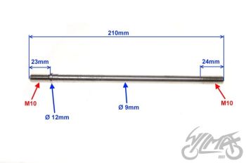Silindri tikkpolt MZ250
