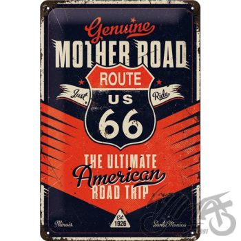 Märk (plekist) 20x30 marsruut 66