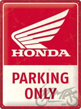 TABLICA PLAKAT 30x40 HONDA MC PARKING ONLY 23335