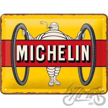 TABLICA PLAKAT 15X20 MICHELIN TYRES YELLOW 26299