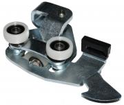 ALUMINE UKSETUGI RULLIDEGA