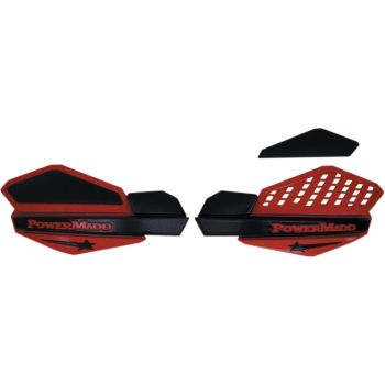 HANDGUARDS STAR RD/BK