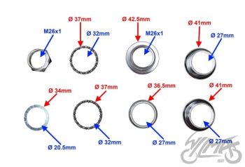 ŁOŻYSKOWANIE KIEROWNICY ROMET KPL