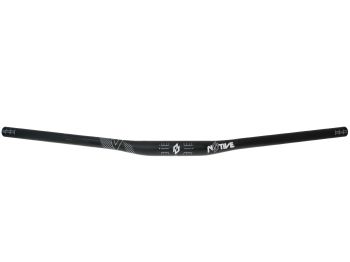 n8tive handlebar AL7075 740x31.8, 10mm rise, 5° up-, 7° backsweep - black
