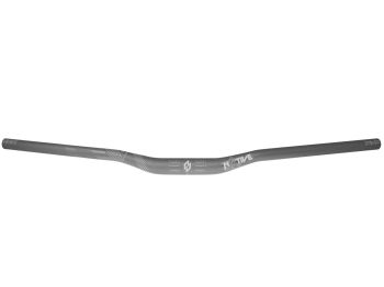 n8tive handlebar AL7075 740x31.8, 20mm rise, 5° up-, 7° backsweep - grey
