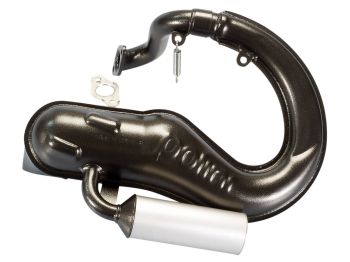 exhaust Polini sport w/ aluminum silencer for Vespa ETS, PK, XL 125