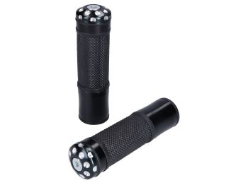 handlebar grip set CNC milled black