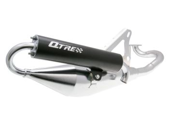exhaust Tecnigas Q-Tre chrome for Minarelli horizontal
