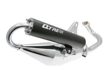 exhaust Tecnigas Q-Tre chrome for Piaggio