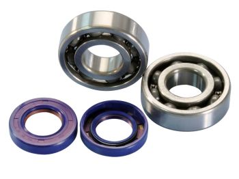 crankshaft bearing set Polini for Derbi D50B0, EBE, EBS